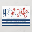 Recherche de 4 juillet invitations Rouge