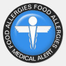 Recherche de alerte médicale autocollants Allergie