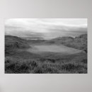 Recherche de trou de golf posters Drapeau