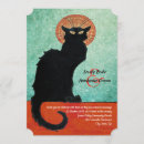Recherche de chats vintages invitations Noir