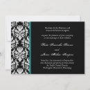 Recherche de damassé mariage invitations Motif