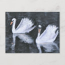Recherche de peinture de cygne cartes postales Élégant