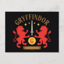 Recherche de sorcier cartes postales Gryffondor