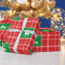 Recherche de vert rouge blanc papier cadeau Renne