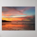 Recherche de une plage posters Coucher de soleil