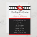 Recherche de kiss anniversaire invitations Rouge