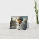 Recherche de montgolfière anniversaire cartes Flottant