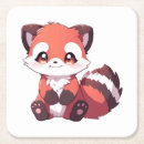 Recherche de panda roux dessous de verres Mignon