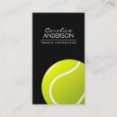 Recherche de instructeur de tennis cartes visite Minimaliste
