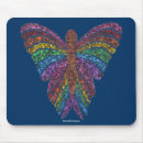 Recherche de papillon bleu tapis souris Peinture