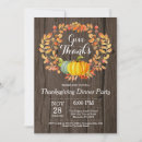 Recherche de dîner de thanksgiving invitations Automne