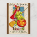 Recherche de witch cartes halloween Vintage