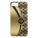 Recherche de zigzag noir et blanc iphone coques Monogrammé