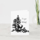 Recherche de stag anniversaire cartes Cerf
