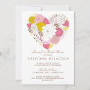 Recherche de nuptiale rose de douche invitations Floral