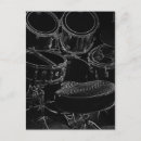 Recherche de musique rock cartes postales Percussion