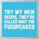 Recherche de petit gâteau posters Typographie