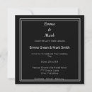 Recherche de monogrammes carrées invitations Pour tous