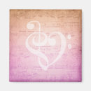 Recherche de music notes magnets Clef basse