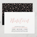 Recherche de 19 ans invitations Minimaliste