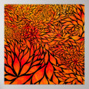 Recherche de couleurs chaudes posters Abstract
