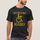 Recherche de handicapé homme tshirts citation