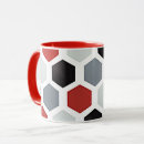 Recherche de rouge et argent tasses Élégant