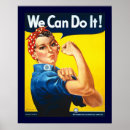 Recherche de femme vintage posters riveter