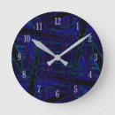 Recherche de bleu foncé horloges Noir