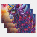 Recherche de licornes papier cadeau Animal