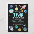 Recherche de fusée lune invitations Fête de l'espace