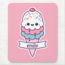 Recherche de crème glacée kawaii tapis souris Rose