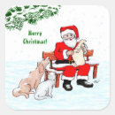 Recherche de noël chat autocollants Dog
