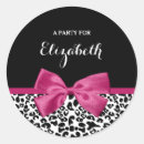 Recherche de léopard rose autocollants Nom