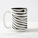 Recherche de zèbre noir et blanc tasses Chic