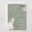 Recherche de green baby shower invitations Bohémien