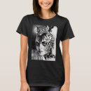 Recherche de empreinte de léopard noir tshirts Imprimer