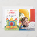 Recherche de bounce house invitations D'anniversaire pour les enfants