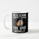 Recherche de geocaching tasses Drôle
