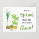Recherche de plante verte cartes postales Customer