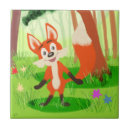 Recherche de dessin de renard carreaux Mignon