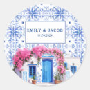 Recherche de santorini grèce autocollants Élégant