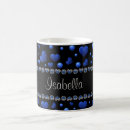 Recherche de conception scintillante scintillante tasses Bleu