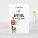 Recherche de de 21 ans anniversaire cartes Minimaliste
