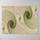 Recherche de spirale posters Vert