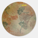 Recherche de feuille de ginkgo autocollants Chute