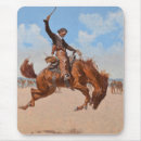 Recherche de cowboys vintages tapis souris Cheval