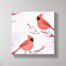 Recherche de cardinal rouge toiles Aquarelle