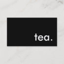 Recherche de magasin de thé cartes visite Coutume