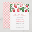 Recherche de fraise douce invitations En vichy